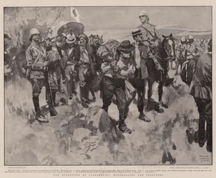 The Surrender at Paardeberg, marshalling the Prisoners